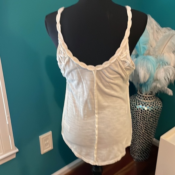 Free People BOHO T-shirt size with embellishment.  SIZE M. - Picture 4 of 6